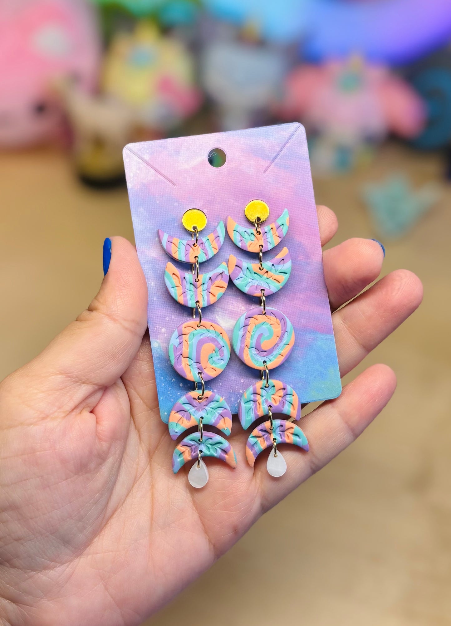 Multicolor moon phase