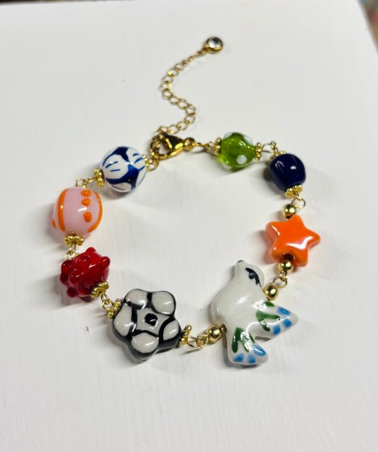 Joyful Flight Ceramic Bracelet