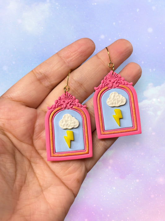 Funky Frame Earrings